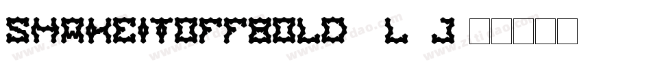 ShakeItOffBold-1L9j字体转换