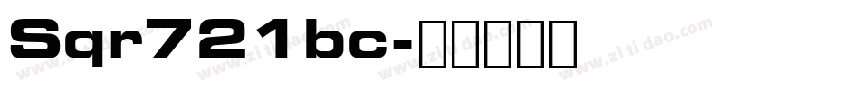 Sqr721bc字体转换