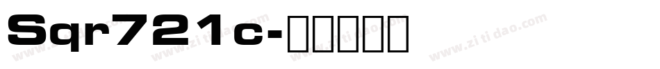 Sqr721c字体转换
