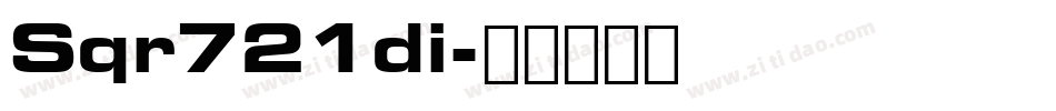 Sqr721di字体转换