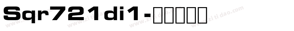 Sqr721di1字体转换