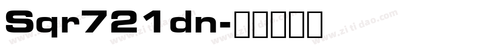 Sqr721dn字体转换