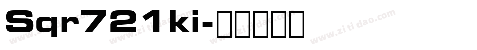 Sqr721ki字体转换