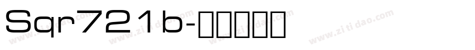 Sqr721b字体转换
