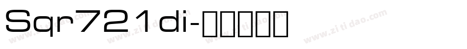 Sqr721di字体转换