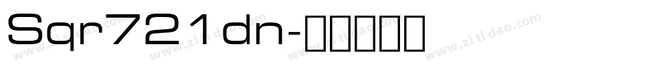 Sqr721dn字体转换