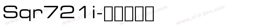 Sqr721i字体转换