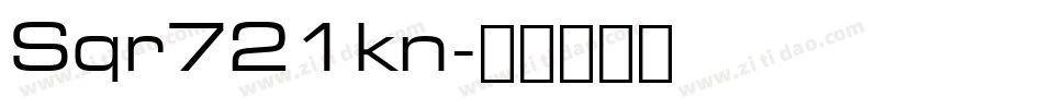 Sqr721kn字体转换