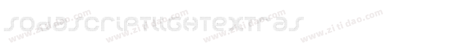 SodaScriptLightExtras字体转换