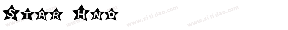 Star-Hnd字体转换
