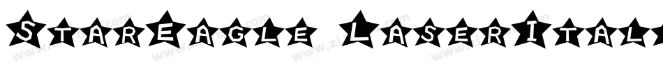 StarEagle2LaserItalic-pJjO字体转换