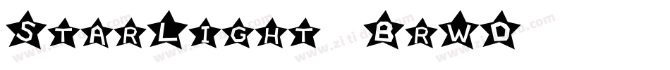 StarLight-7BrWD字体转换