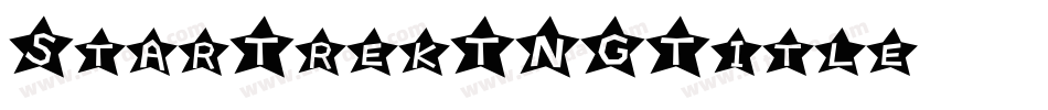 StarTrekTNGTitle字体转换