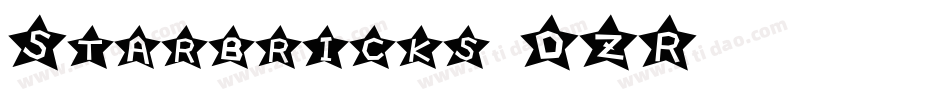 Starbricks-DZR9-2字体转换