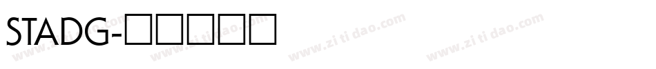 STADG字体转换