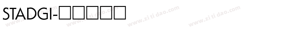 STADGI字体转换