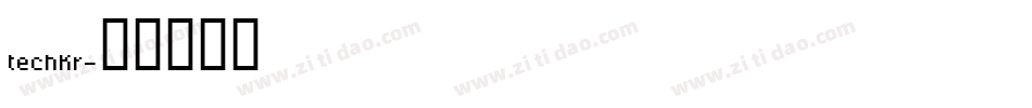 techkr字体转换