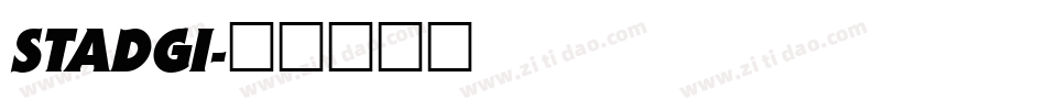 STADGI字体转换