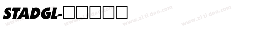 STADGL字体转换