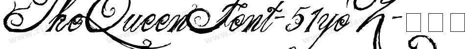 TheQueenFont-51yoZ字体转换