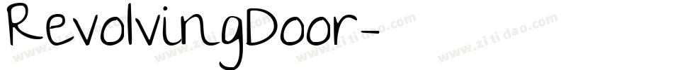 RevolvingDoor字体转换