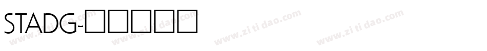 STADG字体转换