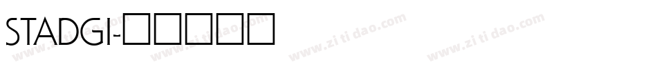 STADGI字体转换