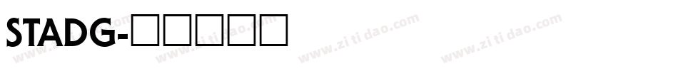 STADG字体转换