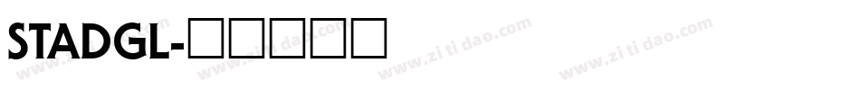 STADGL字体转换