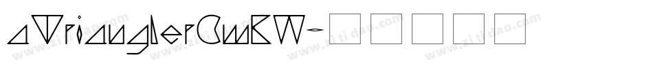 aTrianglerCmBW字体转换