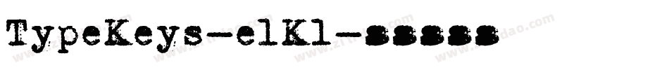 TypeKeys-e1Kl字体转换