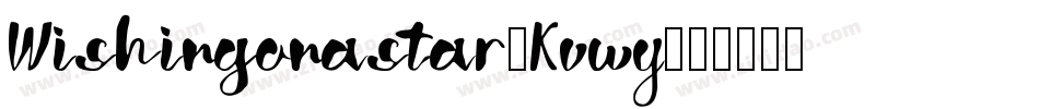 Wishingonastar-Kvwy字体转换