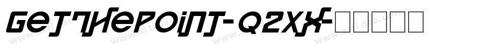 GetThePoint-q2Xx字体转换