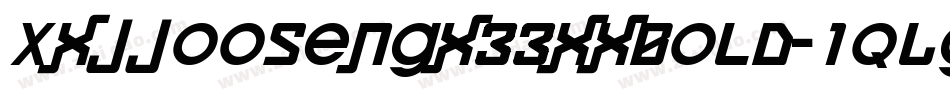 Xxjjoosengx33xxBold-1qLg字体转换