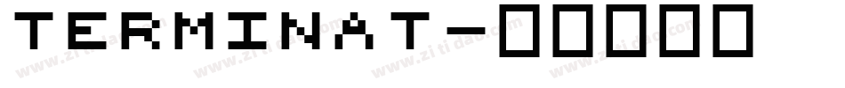 TERMINAT字体转换