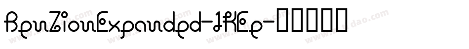 BenZionExpanded-1KEe字体转换