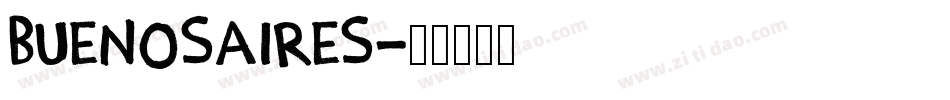 Buenosaires字体转换
