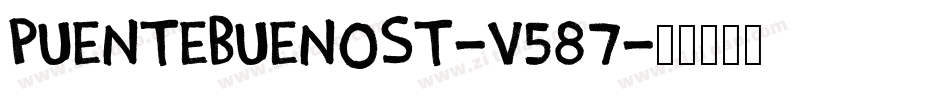 PuenteBuenoSt-v587字体转换