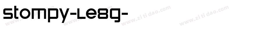 Stompy-Le8g字体转换