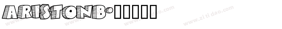 aristonb字体转换