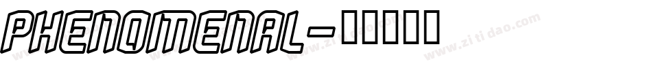 Phenomenal字体转换