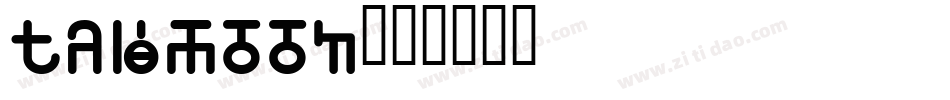 TheMoon字体转换