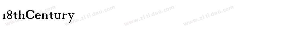 18thCentury字体转换