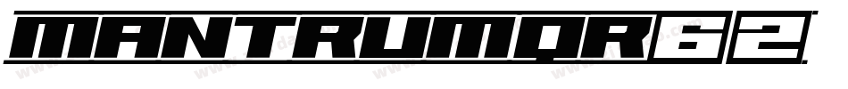 Mantrum-qR62字体转换