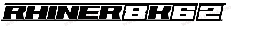 Rhiner-8K62字体转换