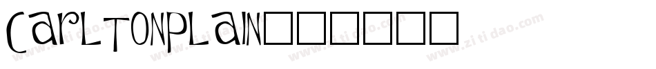 CarltonPlain字体转换