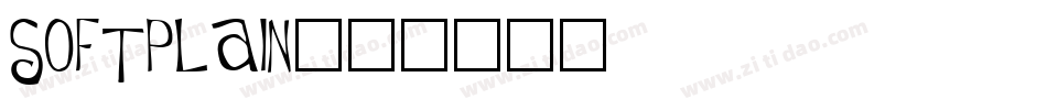 Softplain字体转换