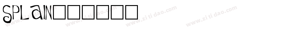 Splain字体转换