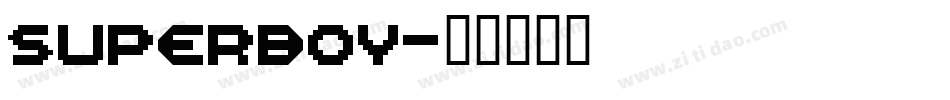 SUPERBOY字体转换