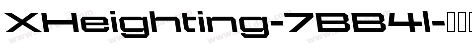 XHeighting-7BB4l字体转换 XHeighting-7BB4l字体转换